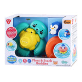 Play bath toy stack and floating marine animals, 4dlg. - afbeelding 2