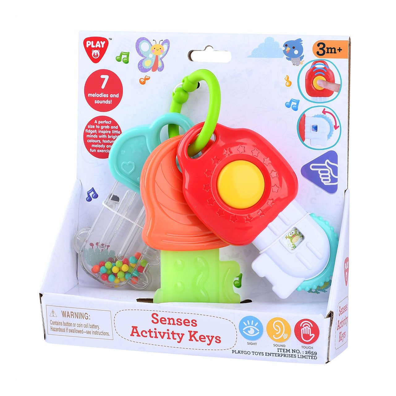Playgo baby activiteiten sleutels met geluid