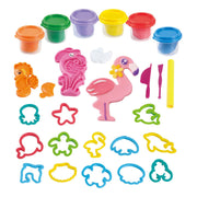 Jugar animales marinos Kleiset, 6 macetas de arcilla - afbeelding 2