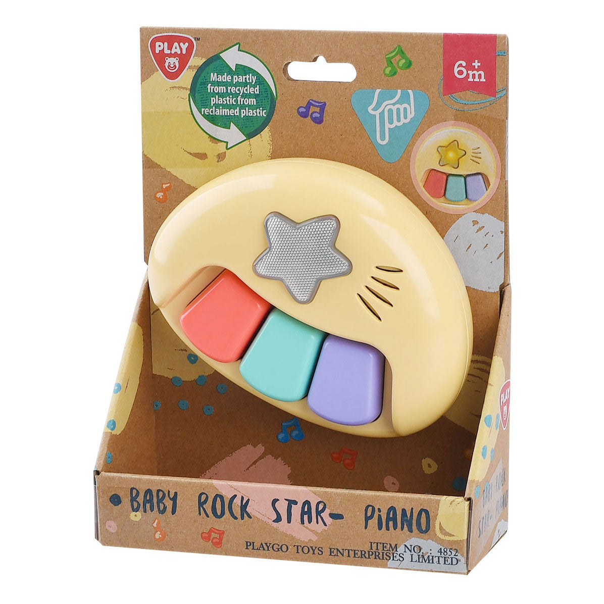 Gioca al pastello per pianoforte per baby star