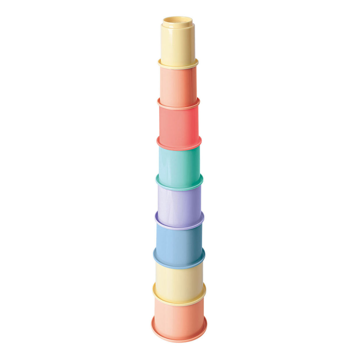 Gioca ai blocchi di impilamento Rainbow, 8dlg.