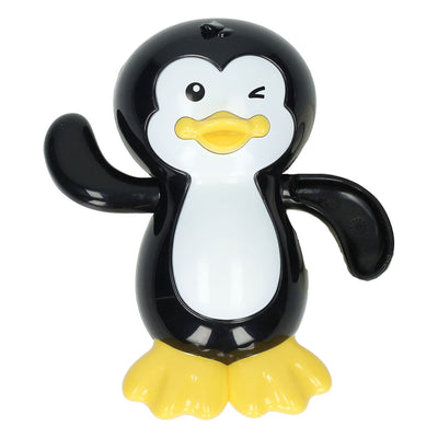 Juega el juguete de baño rápido pingüino de natación