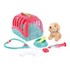Playgo dieren reismandje met knuffelpuppy - 7dlg.