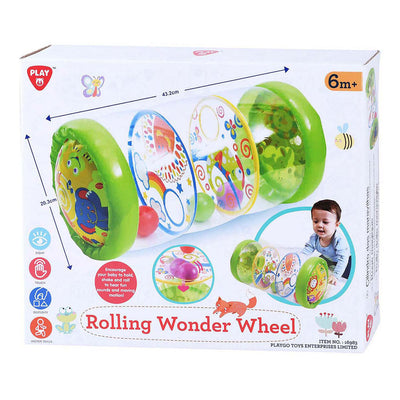 Juega la rueda maravillosa con bolas inflables, 43 cm