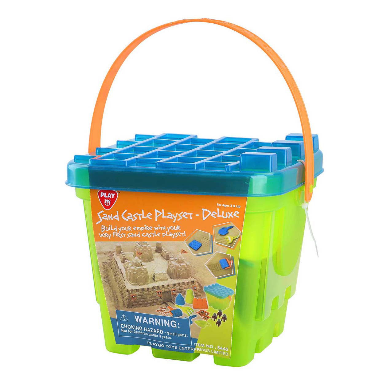 Play Beachset Castle con accessori, 21dlg.