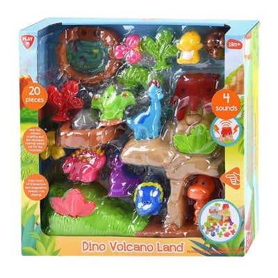 Gioca a Dinos con set di vulcano, 20dlg.