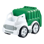 Playgo bio based vuilniswagen wit groen - 15cm - afbeelding 1