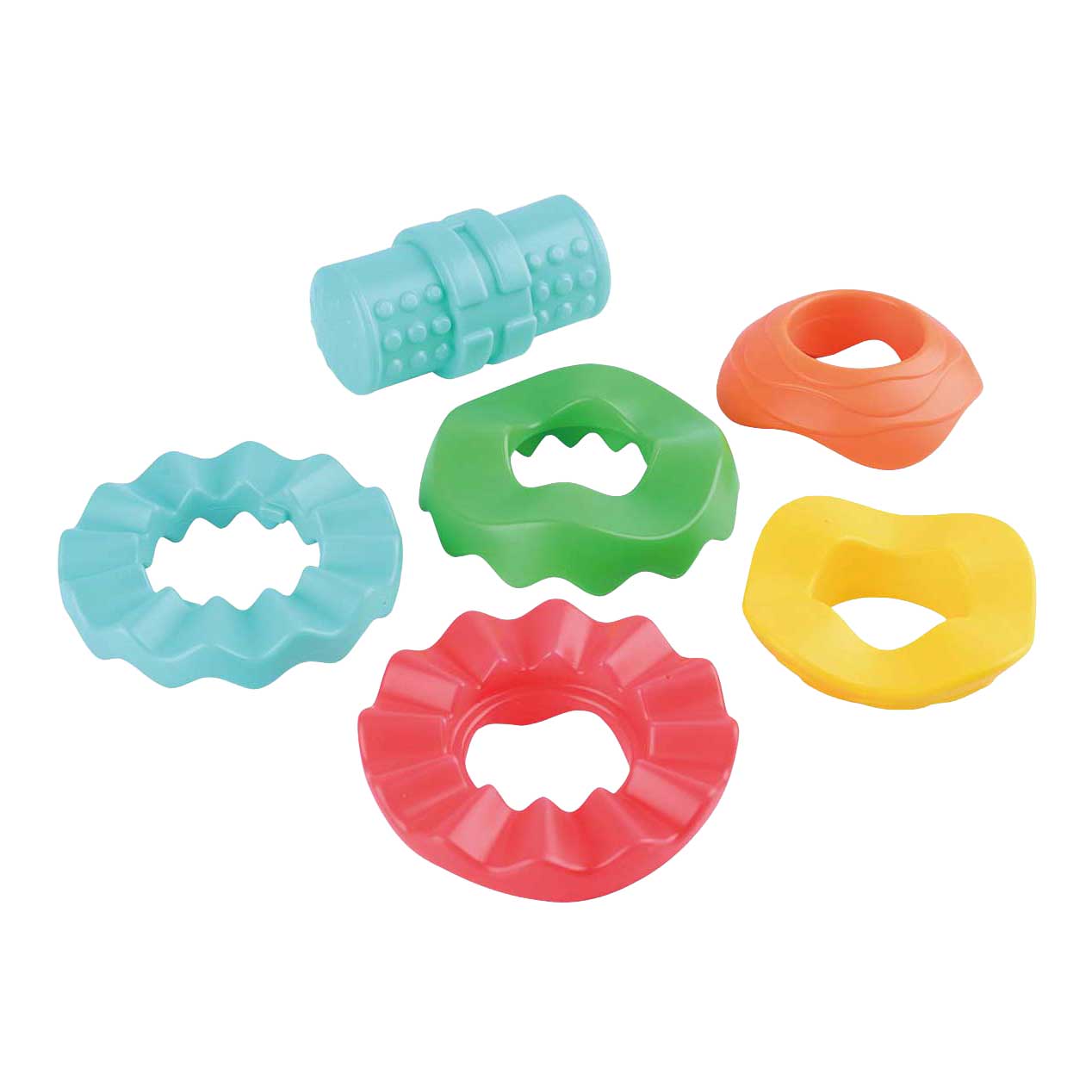 Palla puzzle arcobaleno Playgo - 6 pezzi.