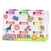 Set di argilla Playgo 9 colori neon - 9x56 grammi
