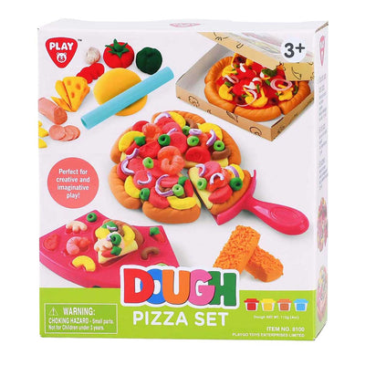 Set di argilla per pizza Playgo - 4 vasi di terracotta