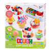 Set di argilla per cupcake Playgo - 4 vasi di terracotta