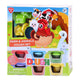 Playgo boerderij en dieren kleiset - 6 kleipotjes