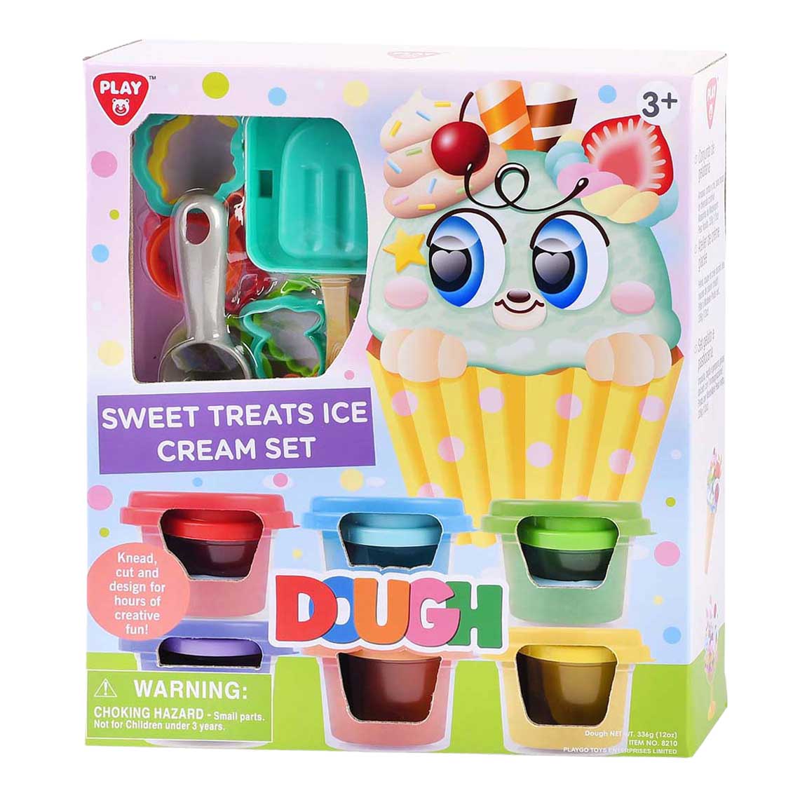 Set di argilla per gelato Playgo Sweets - 6 vasi di terracotta