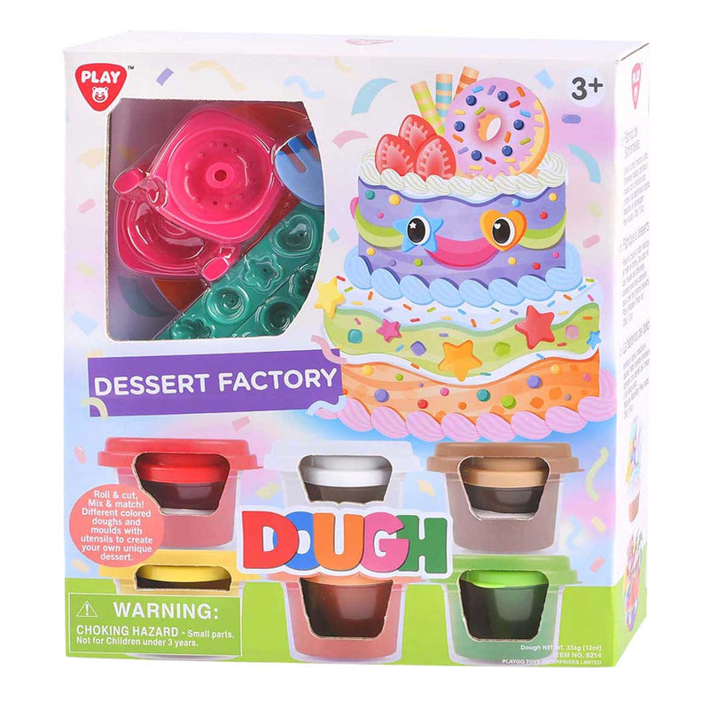 Set di argilla da dessert Playgo - 6 vasi di terracotta
