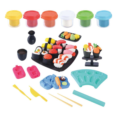Playgo sushi clay set - 6 clay pots