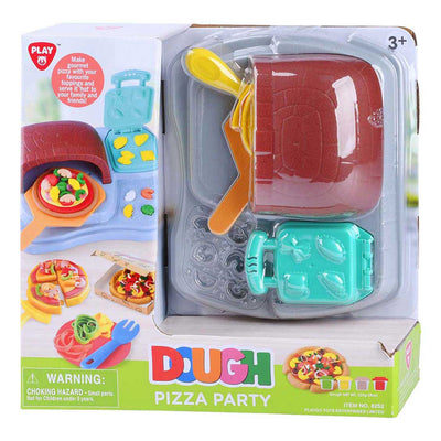 Set di argilla Playgo Pizza Party - 4 vasi di terracotta