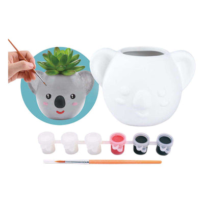 Playgo dipingi il tuo vaso da fiori koala - 8 pezzi.