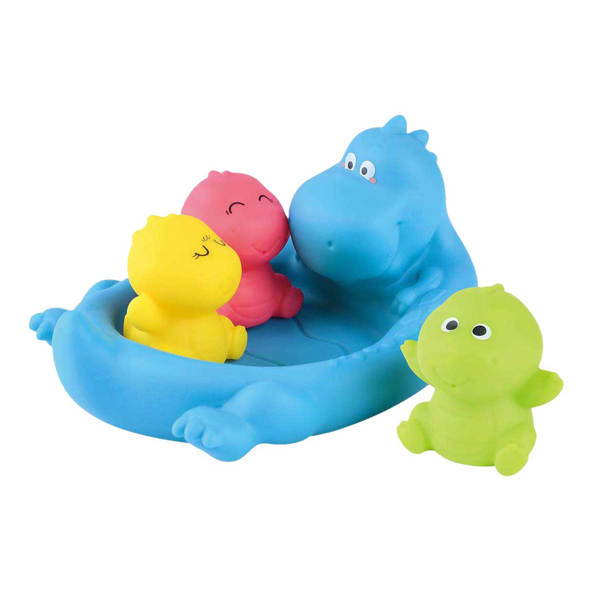 Juego de baño playgo familia dino