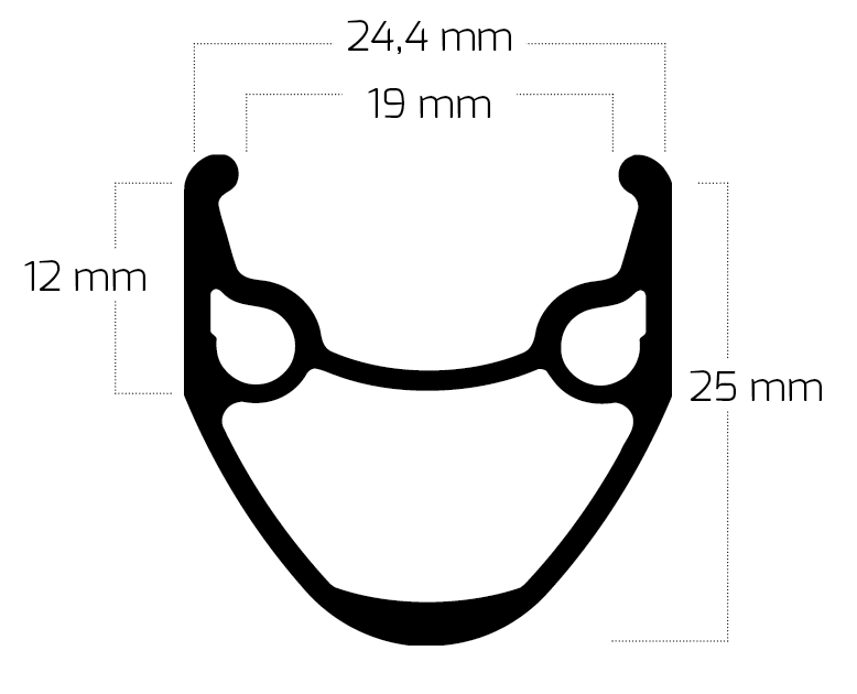 Ryde Rim X-plorer R 28 622 x 19c Aluminio 36 hoyo 14 g de plata