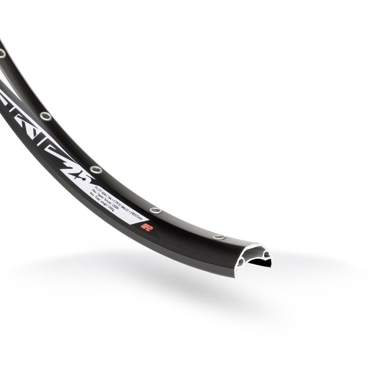 Rodi wielset tryp 25 27.5 voor steekas 15x100 en snelspanner 9x135 - 6 bouts remschijfbevestiging - 8 9 10 11 speed - zwart