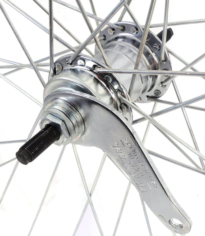 Rueda trasera 28 x 1 4 zac 19 con plateado de cubo de freno favorecido