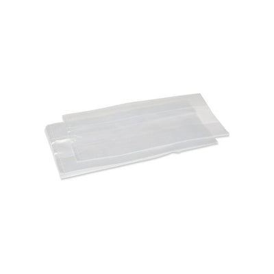 Bolsa acordeón LDPE 16+(2x5) x 35 cm transparente T18