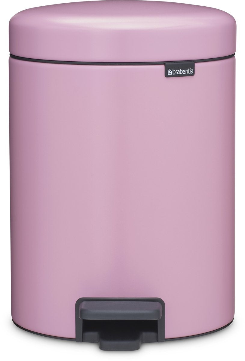 Brabantia newicon prullenbak - 5 liter - badkamer - lilac pink