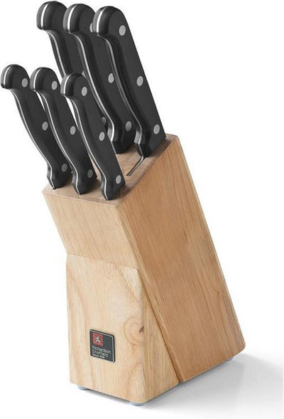 Richardson Sheffield - artigianale - ceppo portacoltelli - 6 pezzi - nero