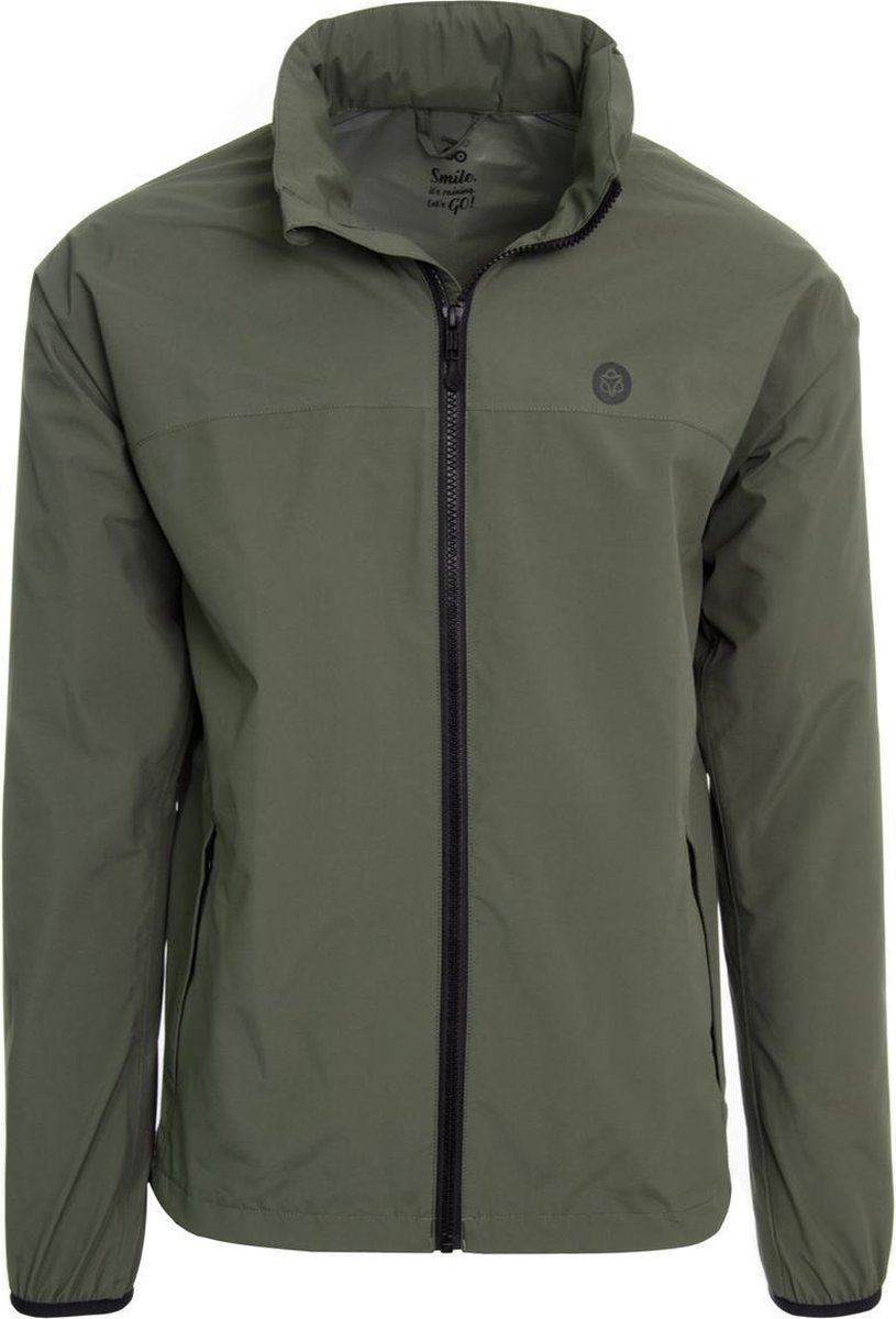 Ngk go raincoat essential army green