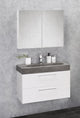 Differnz somero mirror cabinet fsc 60 cm high-gloss white