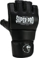Guanti mma super pro da combattimento brawler bianchi e neri piccoli
