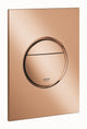 WC a pannello Grohe nova cosmopolitan s - verticale - doppio scarico - eco - warm Sunset (bronzo lucido) - slim size