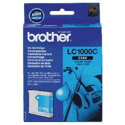 Inktcartridge brother lc1000c cyaan