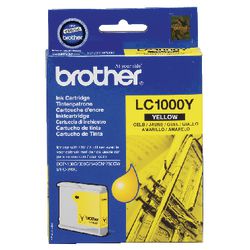 Cartucho de tinta brother lc1000y amarillo