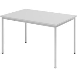 Mesa de conferencias Bach hammerer acero 120x80x72cm gris claro