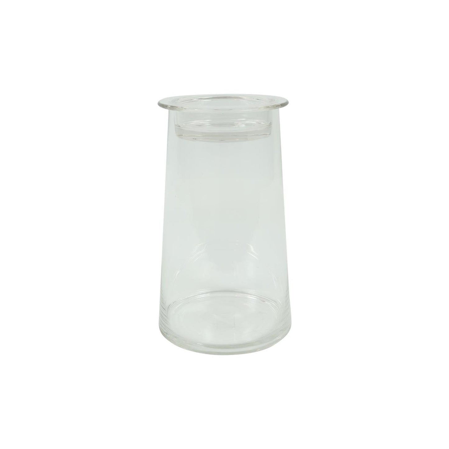 Countryfield deco glas met komdeksel helder h23,5cm
