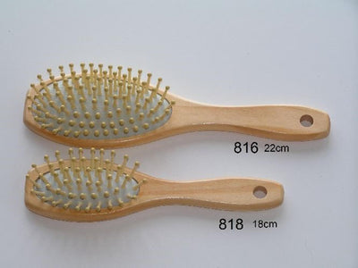 Cepillo para el pelo 22cm madera