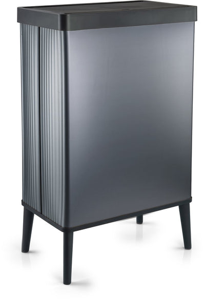 Curver verto high - pattumiera 54l - grigio blu - 44x27x69cm