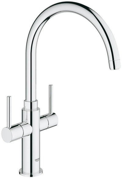 Rubinetto cucina Grohe Ambi Cosmopolitan - modello alto - bocca girevole - cromo