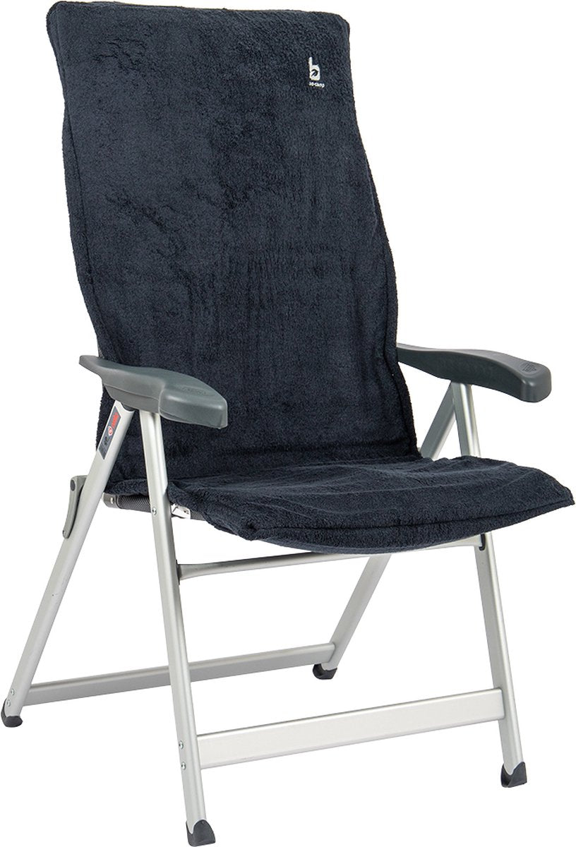 Bo-camp - funda para silla m - universal - rizo acolchado - antracita