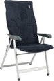 Bo-camp - funda para silla m - universal - rizo acolchado - antracita