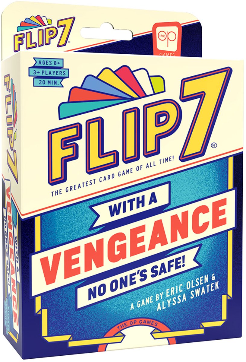Usaopoly flip 7: with a vengeance - gioco di carte - inglese