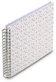 Álbum en espiral Hama floral, 28x24 cm, 50 páginas blancas