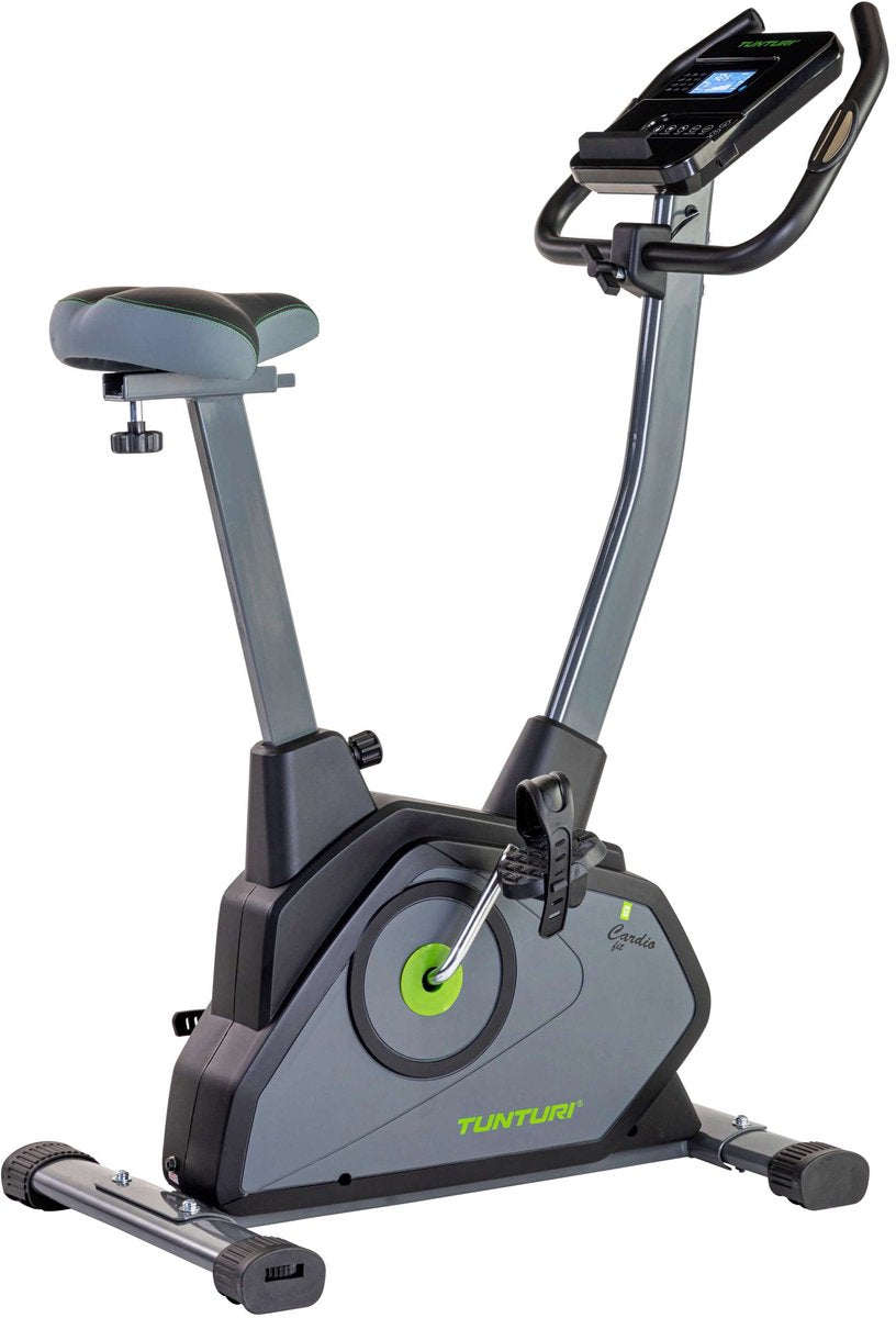 Bicicleta estática Tunturi cardio fit e35 - ergómetro - Bluetooth - bicicleta estática con 12 programas de entrenamiento - sillín comfort plus - función de frecuencia cardíaca - incl. aplicación gratuita