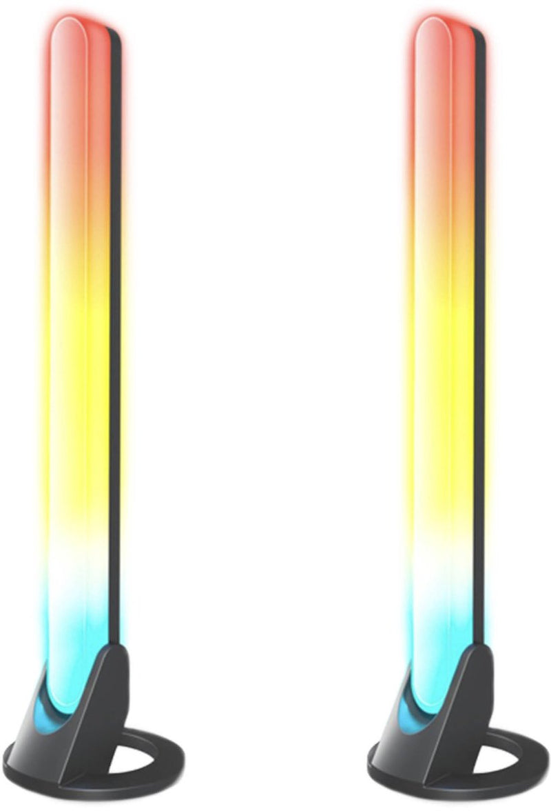 Barra luminosa led per monitor gaming Calex - 2 pezzi - compatibile razer chroma - sincronizzazione rgbic per pc - illuminazione schermo