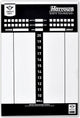 Engelhart dart scorebord pvc 45 x 30 cm – herbruikbaar whiteboard – speltypes scoreverloop – dart accessoire – longfield