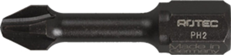 Broca de impacto en cruz Rotec ph1 1 4x30mm | 10 piezas