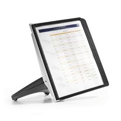 Supporto da tavolo con display a 5 pannelli resistente 5540n pp nero