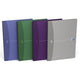 Bloque espiral papel optico oxford 90g m2 21x29,7cm cuadros tapa carton 5x5mm