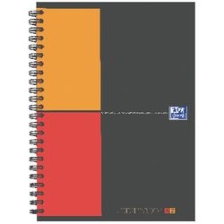 Rubrica oxford pp 14,8x21 cm foderata arancione con impugnatura per pollice 2 buste portaoggetti alfabeto eu